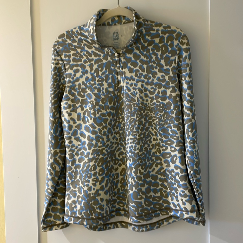 J McLaughlin 1/4 zip top